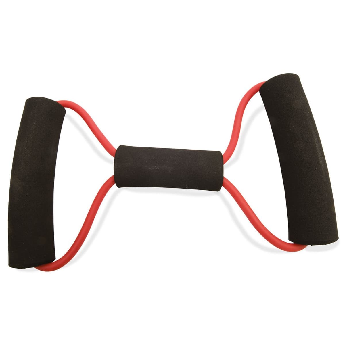 CanDo Tubing BowTie Exerciser, 14 Inch, Red, Light - Image 1