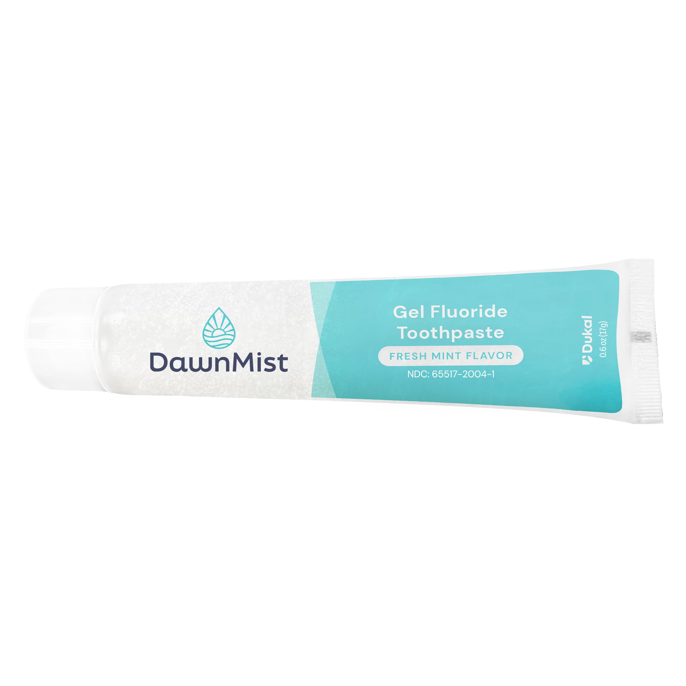 DawnMist Toothpaste Tube, Mint Flavor, 0.6 oz, Gel - Box of 144 - Image 1