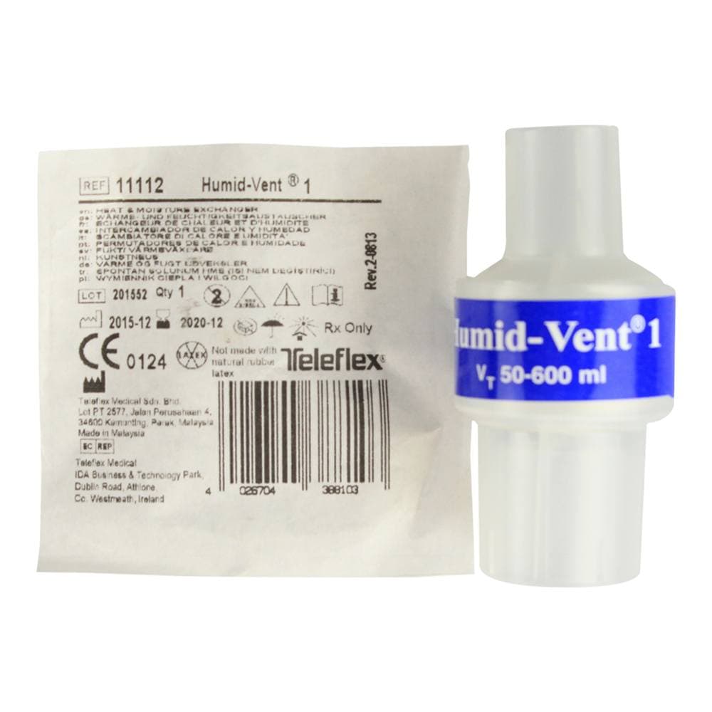 Teleflex Humid-Vent 1 HME, 50 to 600ml - Image 1