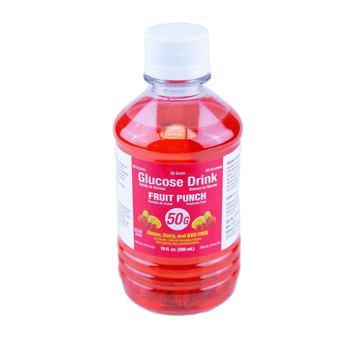 Glucose Tolerance Beverage, 50 Gram, Fruit Punch - Case of 24 - Image 1