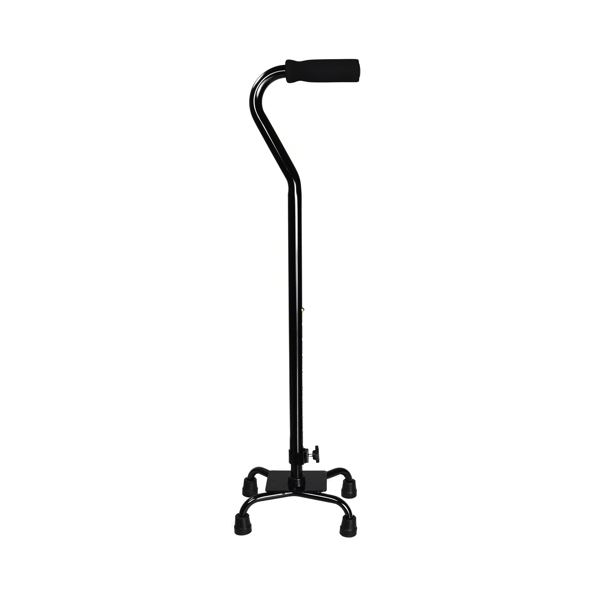 McKesson Steel Vinyl Grip Small Base Quad Cane