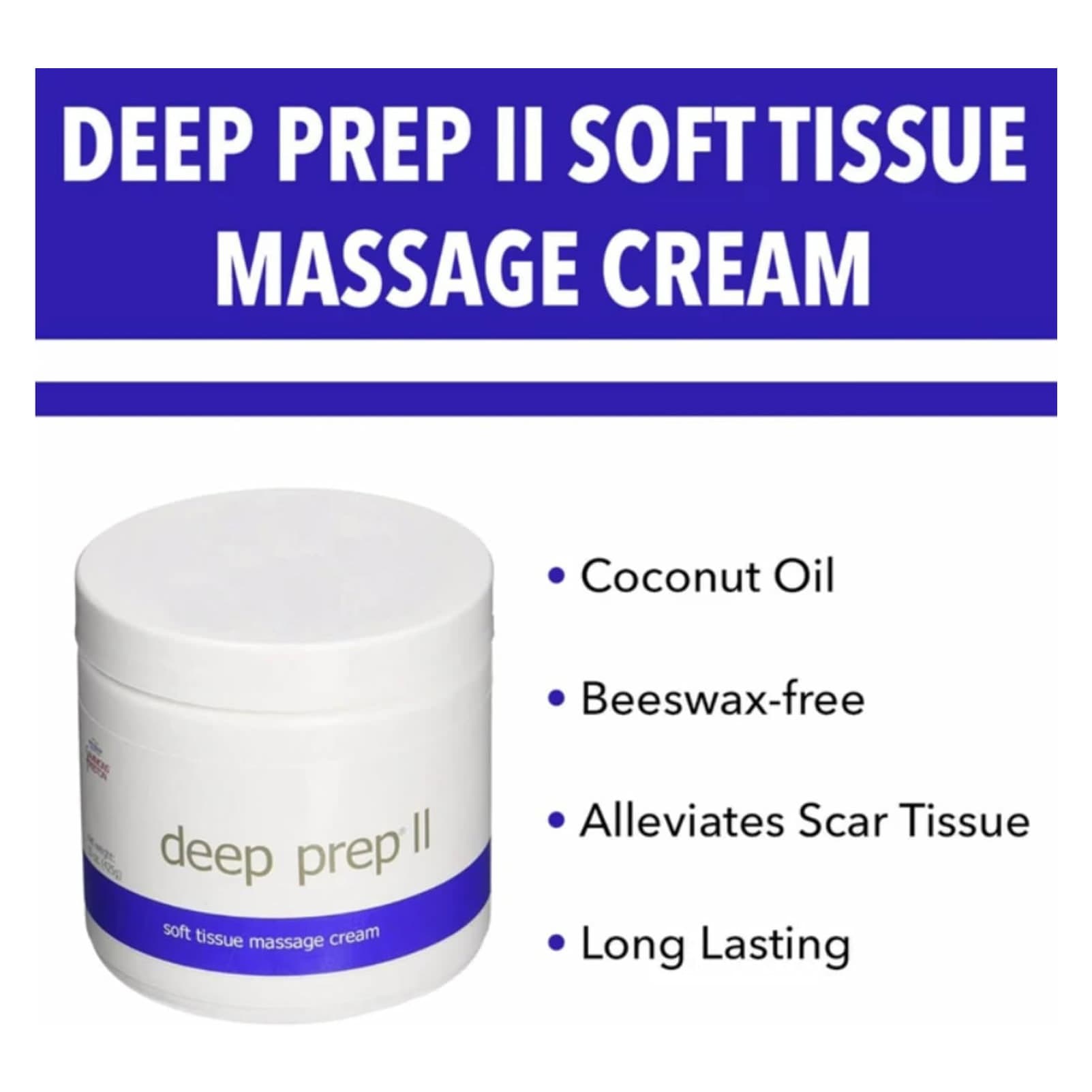 Sammons Preston Deep Prep Tissue Massage Cream, 15 oz - Each - Image 2