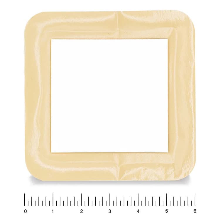 Vitale Adhesive Foam Dressing, 6 x 6 Inch - Each - Image 1