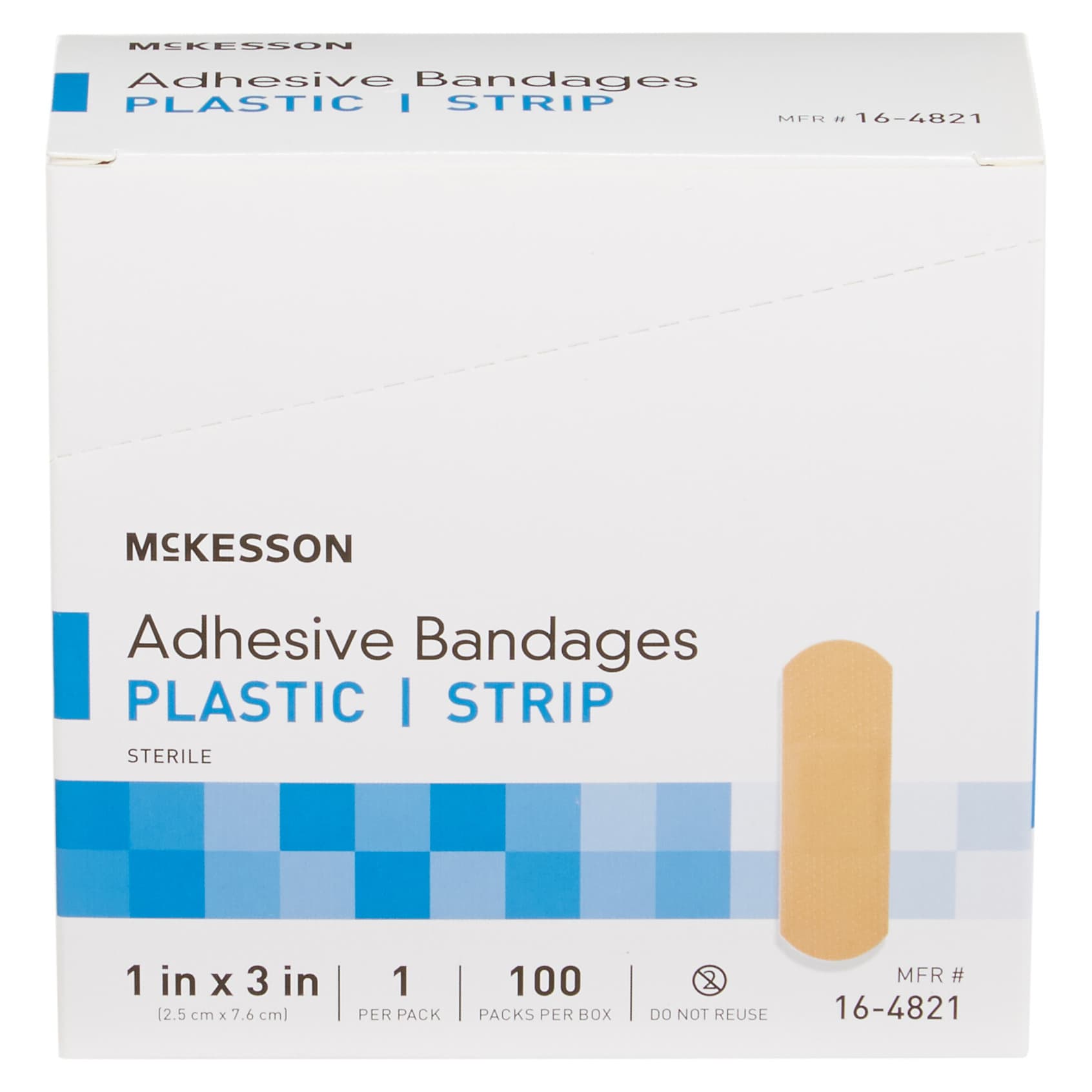 McKesson Plastic Rectangle Adhesive Bandage - Image 4