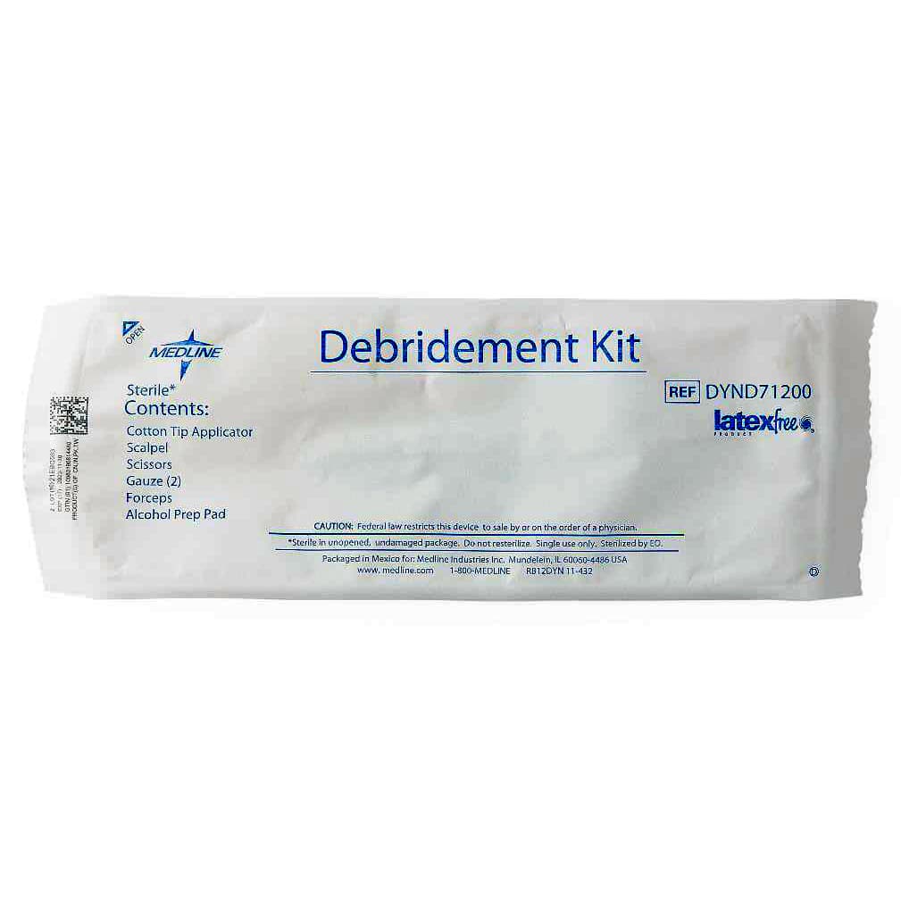 Medline Minor Debridement Kit, Sterile - Each - Image 1