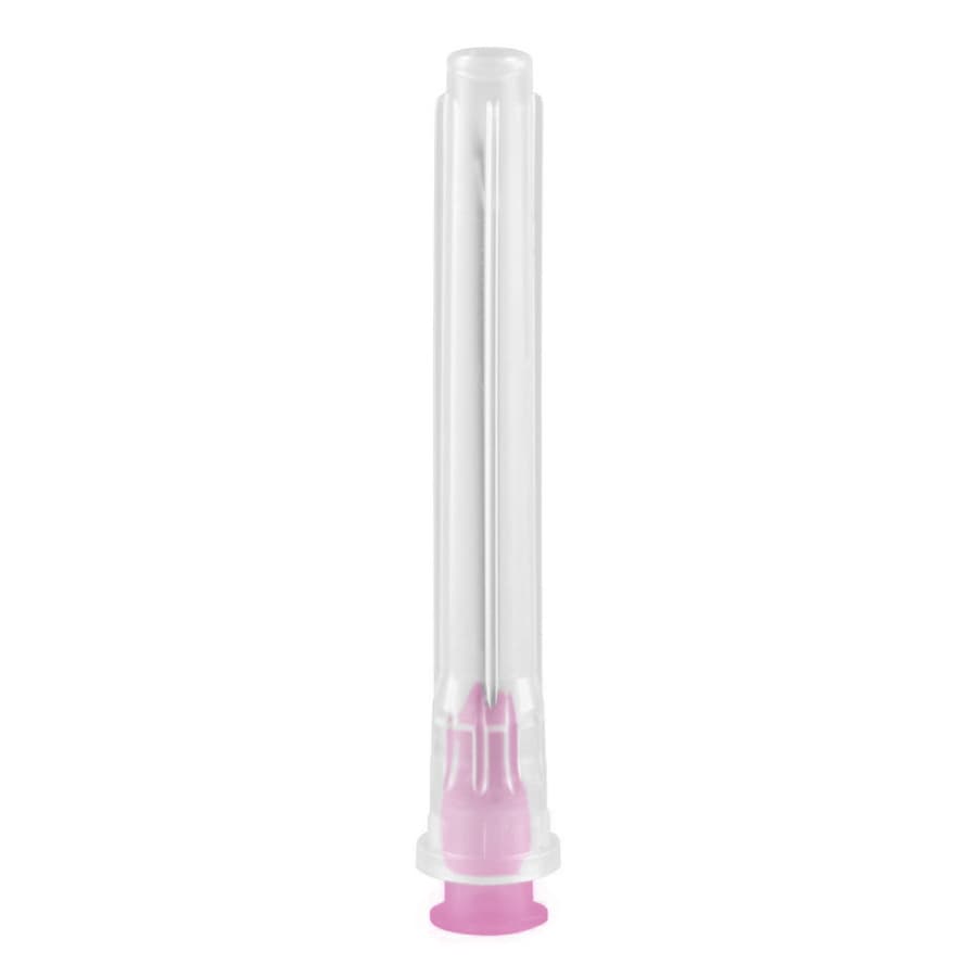 Monoject Standard Hypodermic Needle, Pink, 20 Gauge, 1.5" - Box of 100 - Image 1