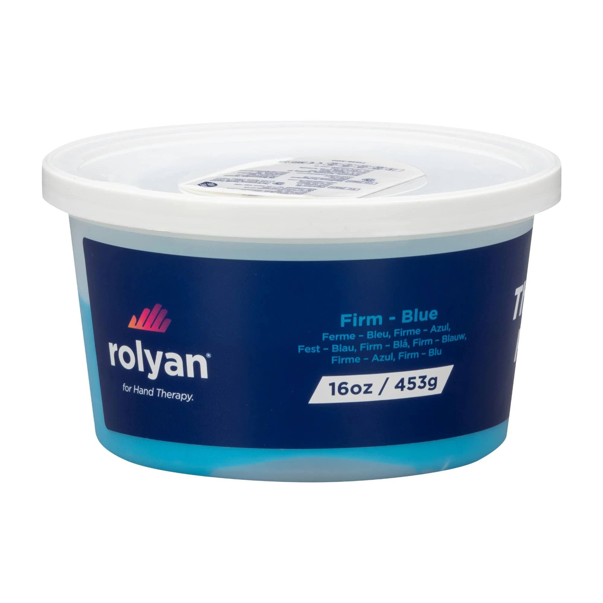 Rolyan Therapy Putty, 1 lb/16oz Blue, Firm - Image 1