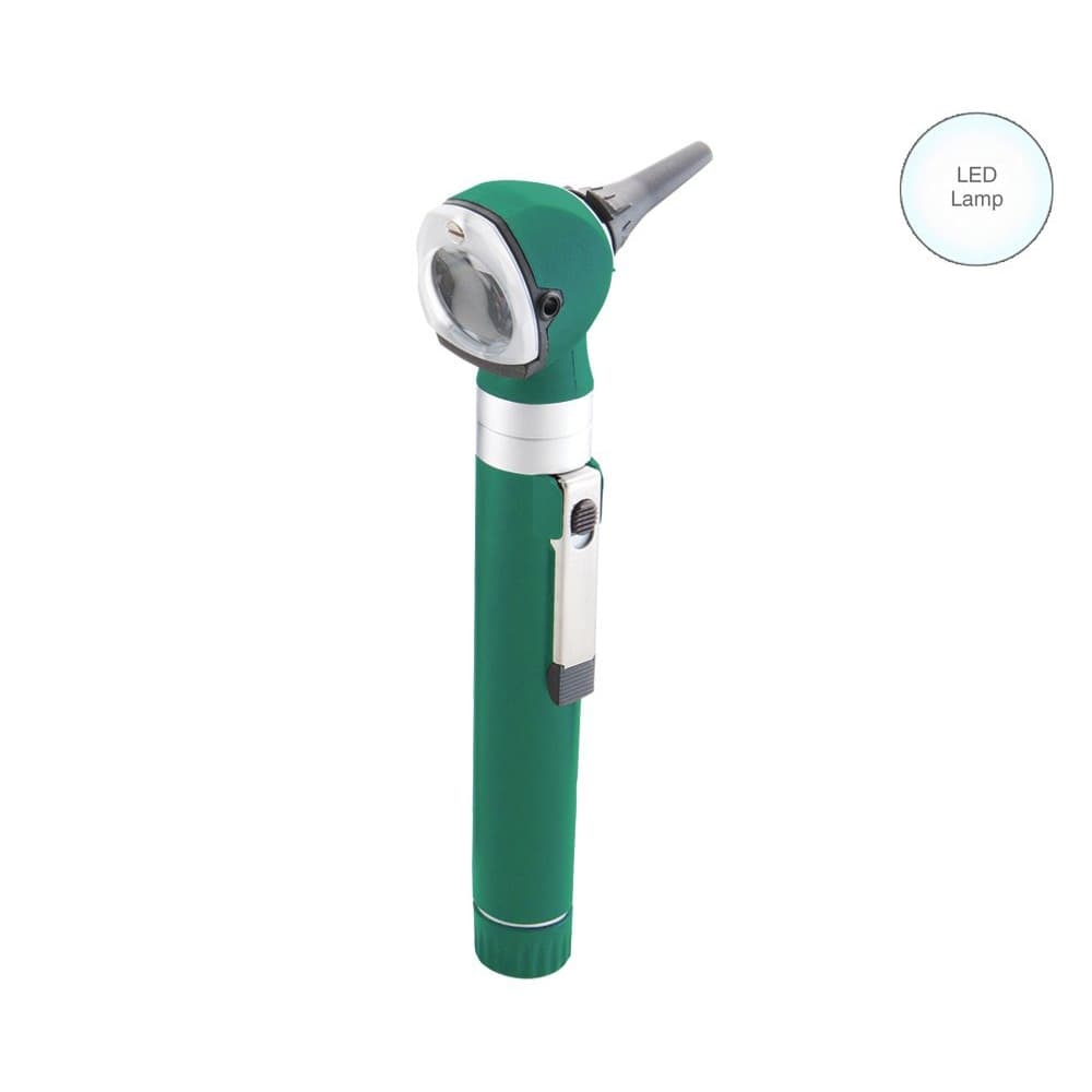 ADC Diagnostix 5111N Pocket Otoscope, Green, LED - Image 1