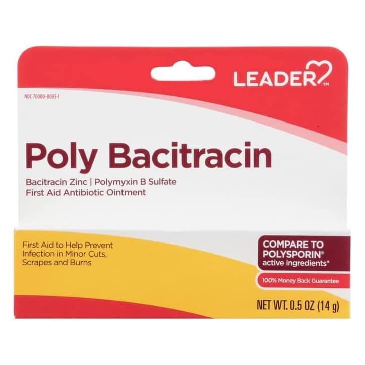 Leader Poly Bacitracin Ointment, 0.5 oz - Each - Image 1