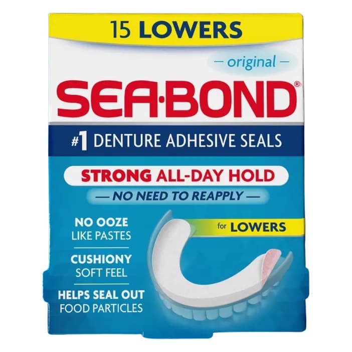 Sea Bond Denture Adhesive Wafer - Box of 15 - Image 1