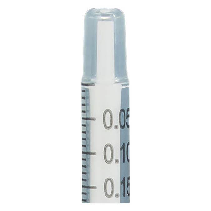 Comar One-Piece Oral Dispenser with Tip Cap, 1mL - Package of 50 - Image 2