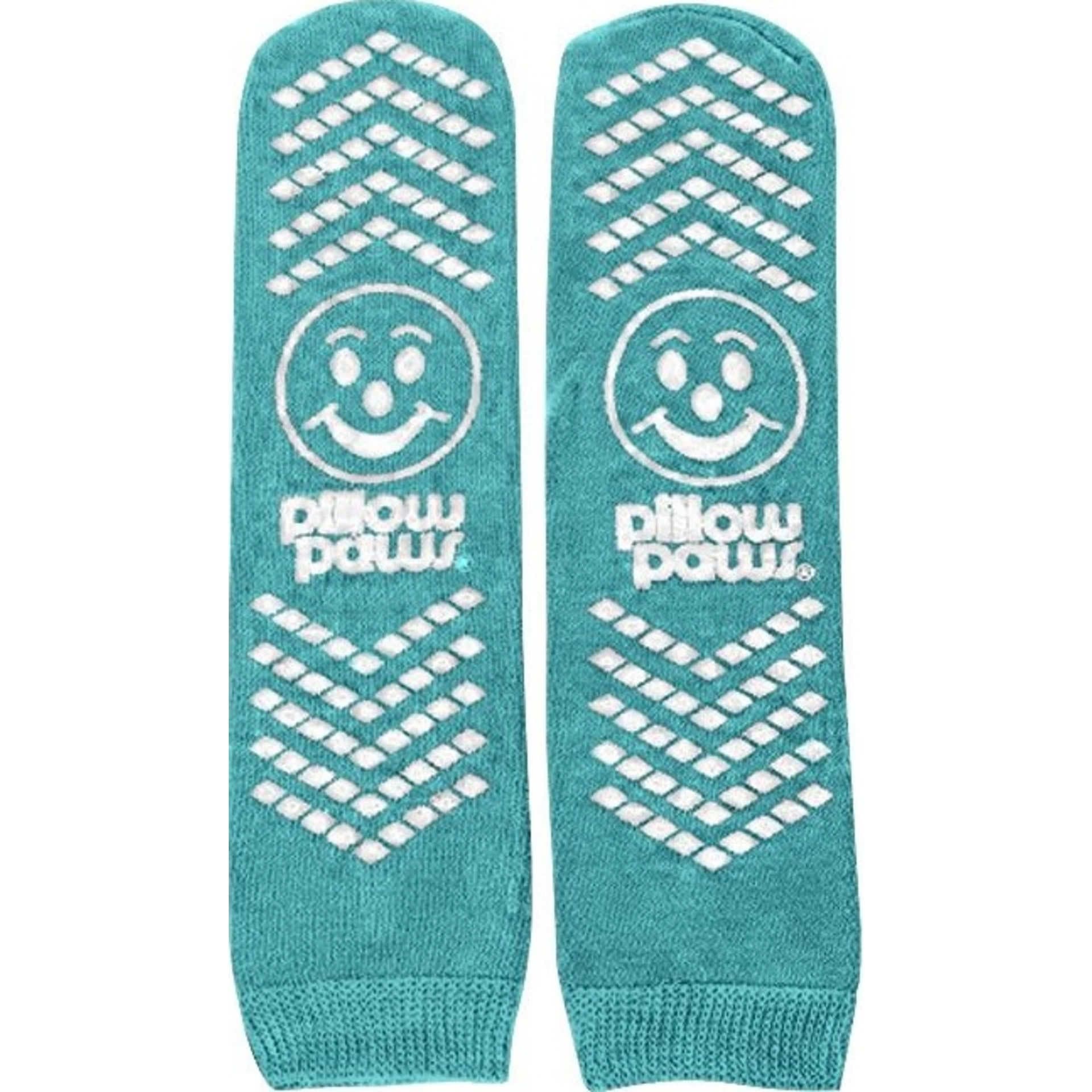 Pillow Paws Teries Single Tread Unisex One Size Fits Most, Teal - Pair - Image 1