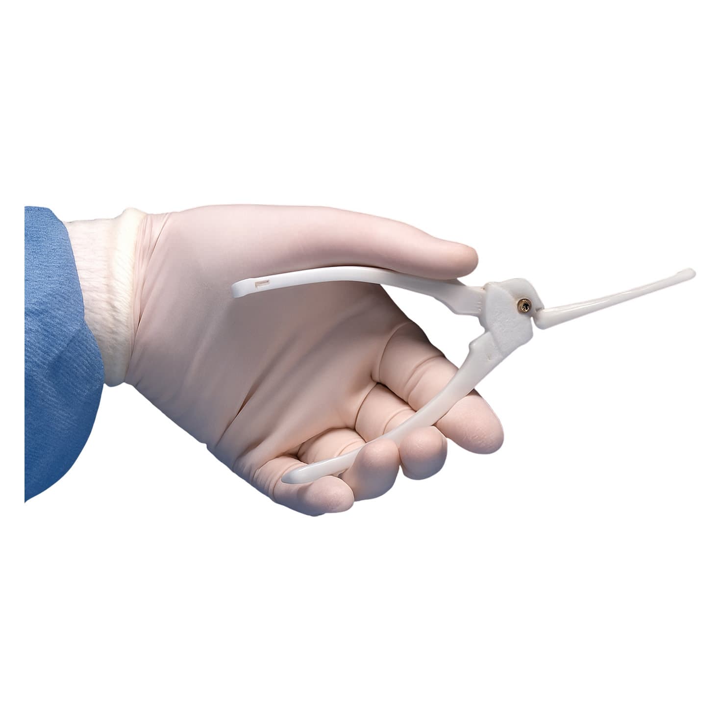 Cypress Plus PFT Latex Powder-Free Textured Exam Glove, Ivory, X-Large - Box of 100 - Image 1