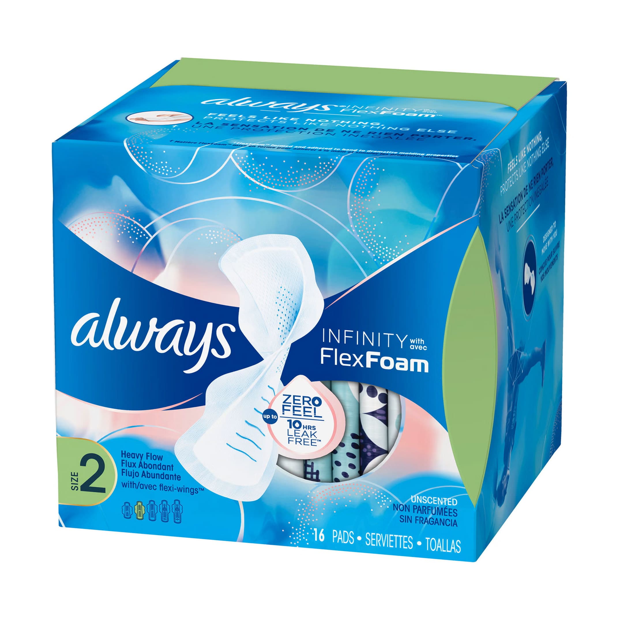 Always Infinity with Flex Foam Super Absorbency Feminine Pad - Image 3