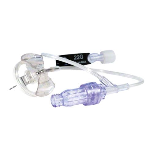 Surecan Safety II Huber Needle Infusion Set with Caresite Y injection site - Image 1