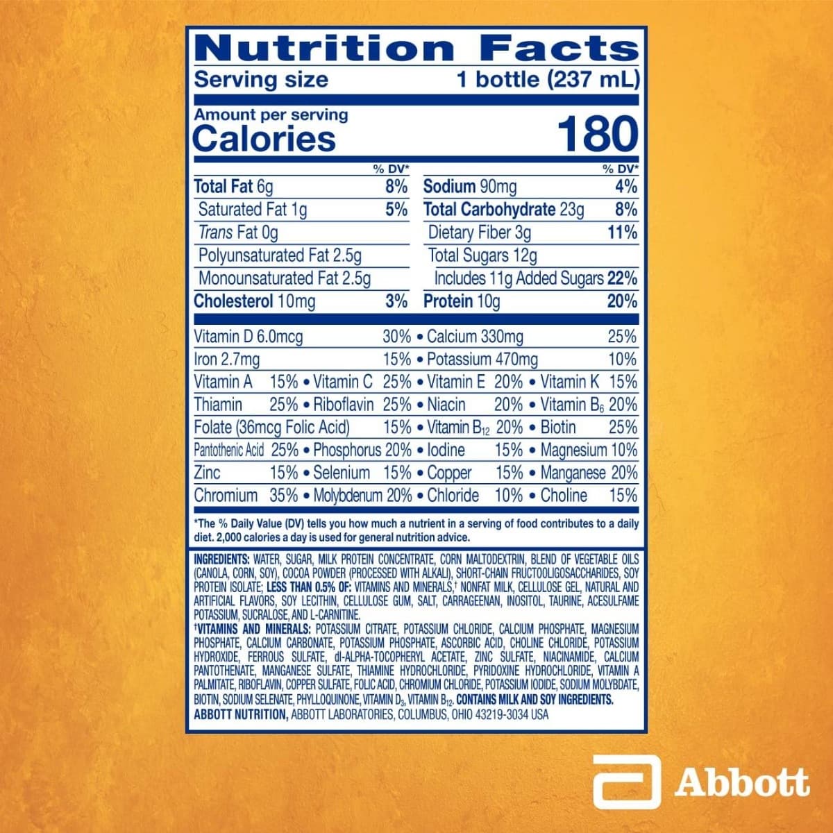 Abbott PediaSure SideKicks High Protein Nutritional Shake, Chocolate Flavor, 8 oz - Each - Image 2