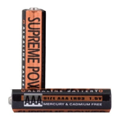 Supreme Technologies AAA Alkaline Battery, 1.5V - Package of 2