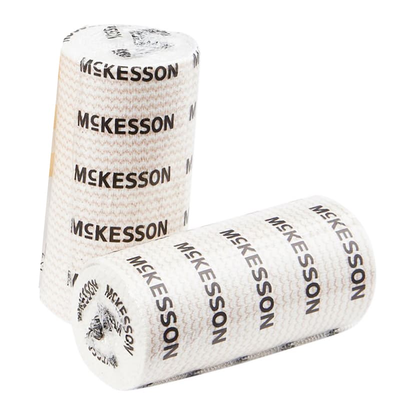Mckesson Elastic Bandage, 4 Inch x 5 Yard, Double Hook and Loop, NonSterile - Each - Image 1