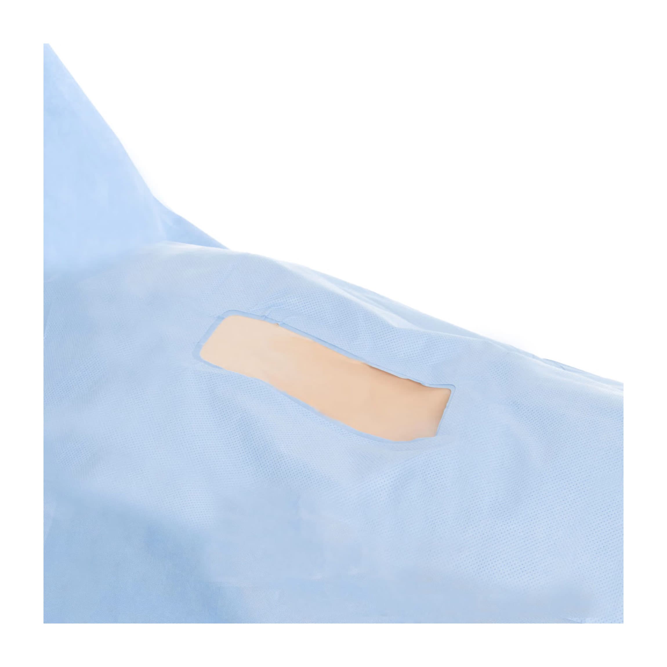 Halyard Basics Neurology Drape Blue, 112 W x 99 W x 138 L Inch - Case of 8 - Image 1