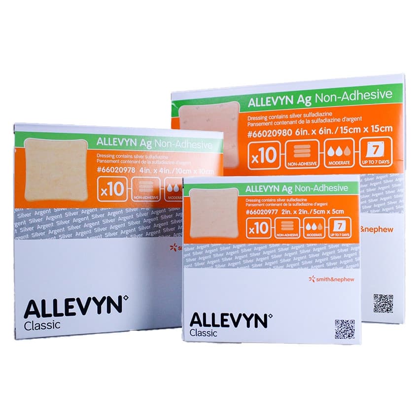 Allevyn AG Absorbent Silver Barrier Hydrocellular Dressing - Image 1