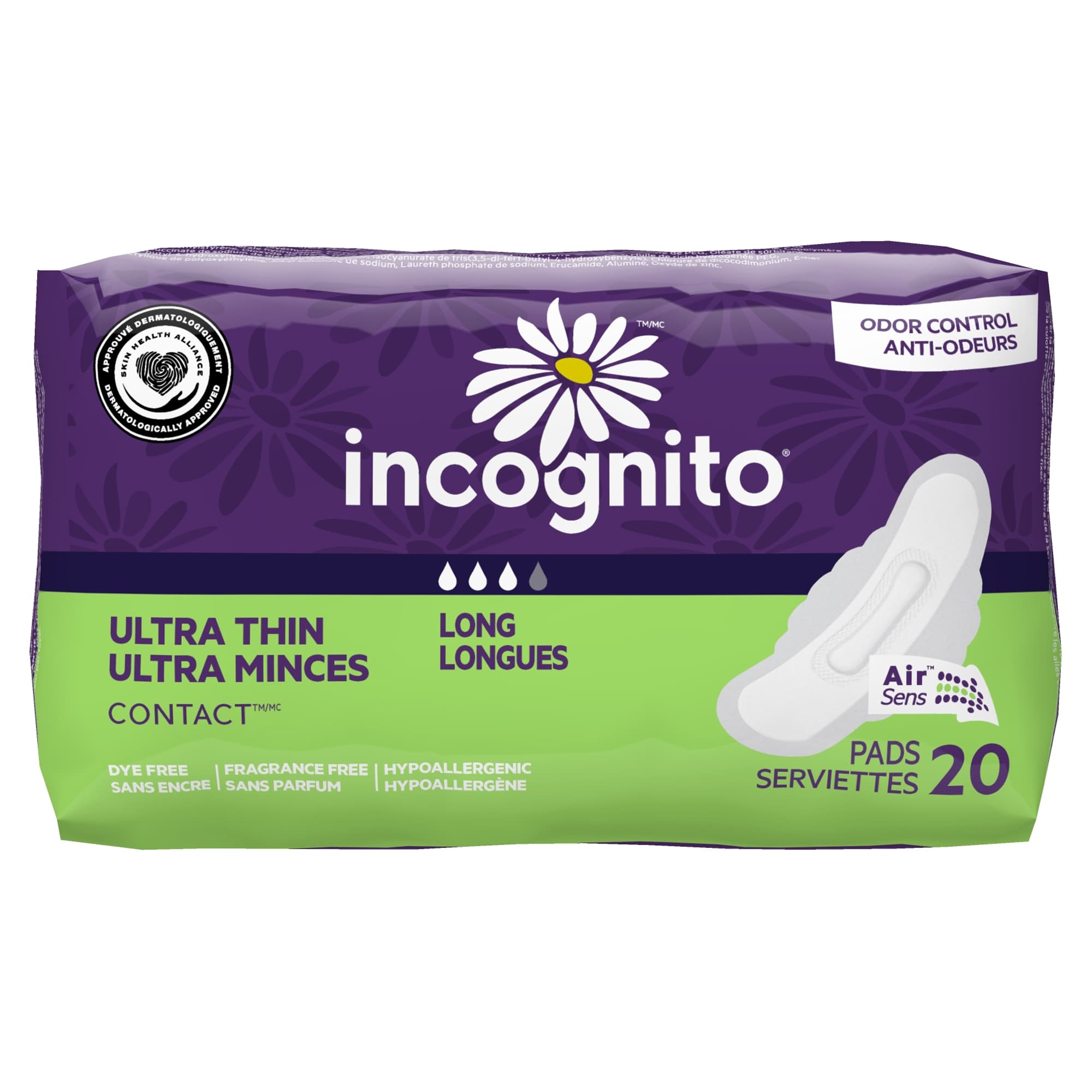 Incognito Contact Ultra Thin Long Pads - Image 1