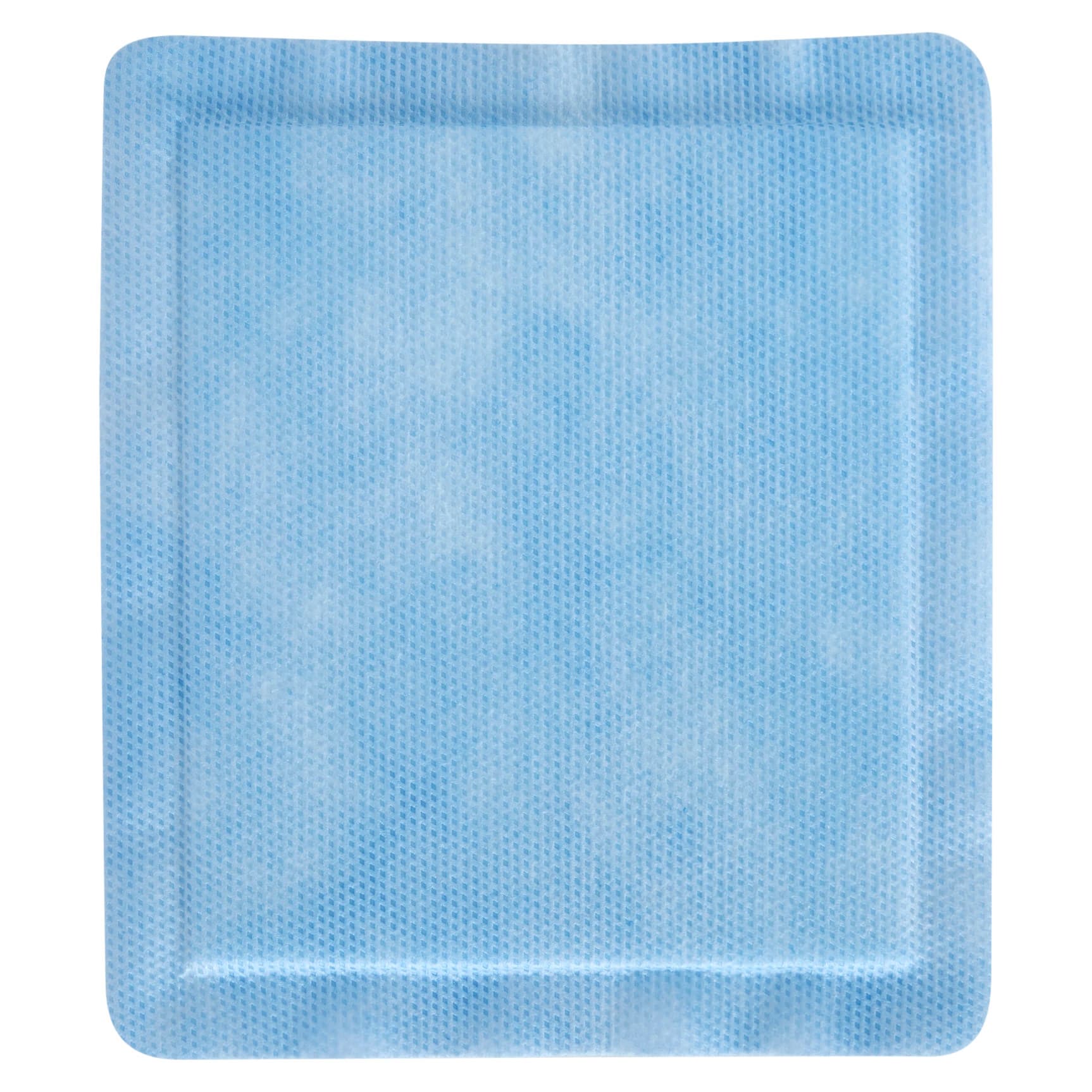 McKesson Super Absorbent Dressing Polypropylene Backing Blue White Rectangle Sterile - Image 2