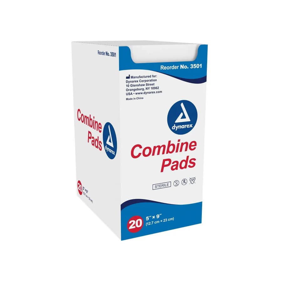 Dynarex Combine Pad, 5 x 9 Inch - Case of 400 - Image 1