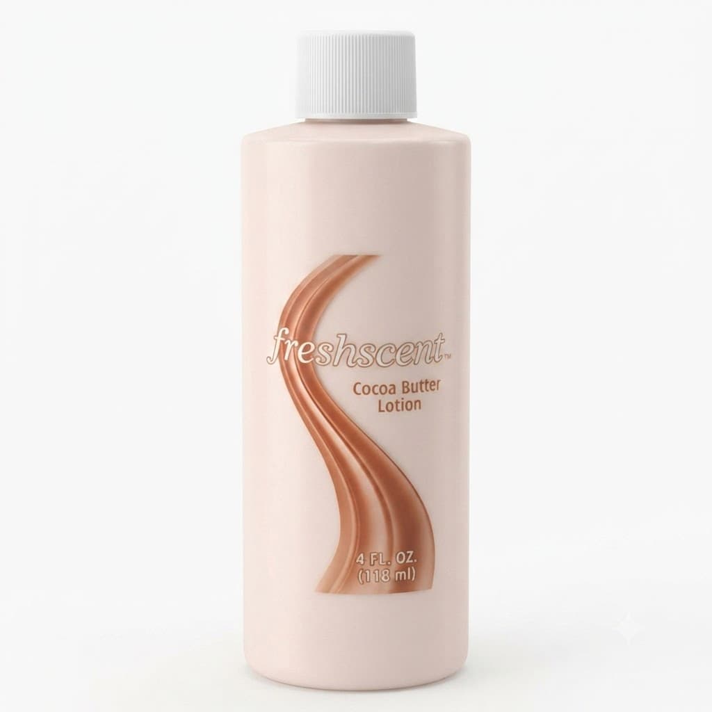 Freshscent Cocoa Butter Hand and Body Lotion, 4 oz - Case of 60 - Image 1