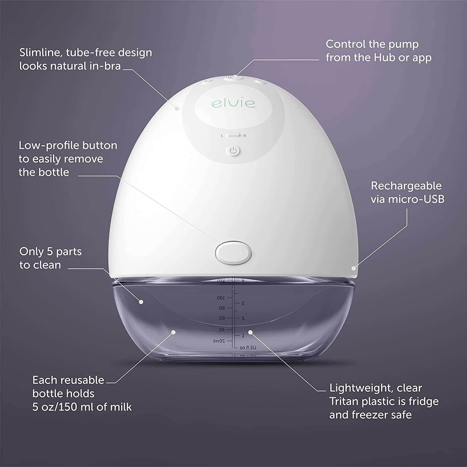 Elvie Double Electric Breast Pump - Image 3