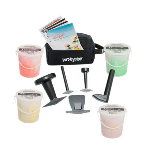 Puttycise Theraputty Tool Set With Putties, Easy, 5 Lb - Image 1
