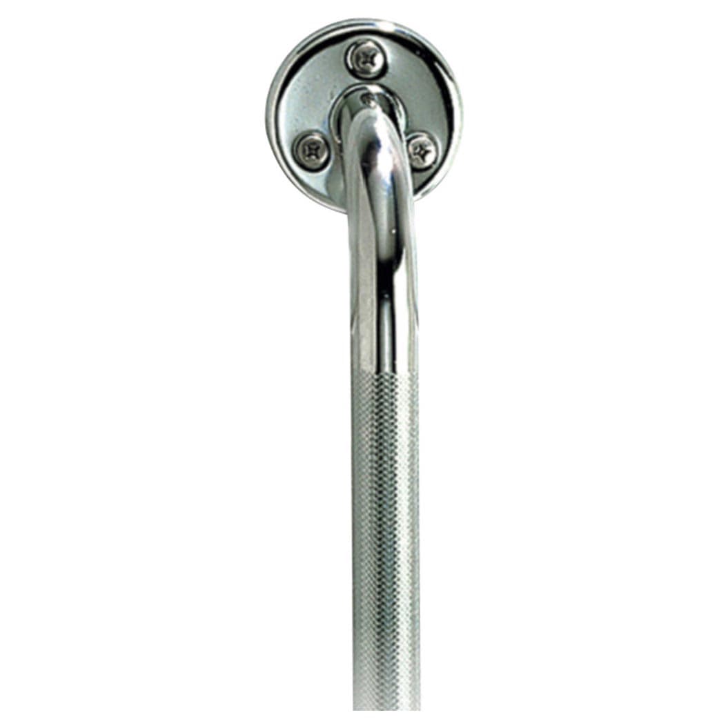 Drive AquaSense Knurled Chrome Grab Bar, 18" - Case of 12 - Image 1