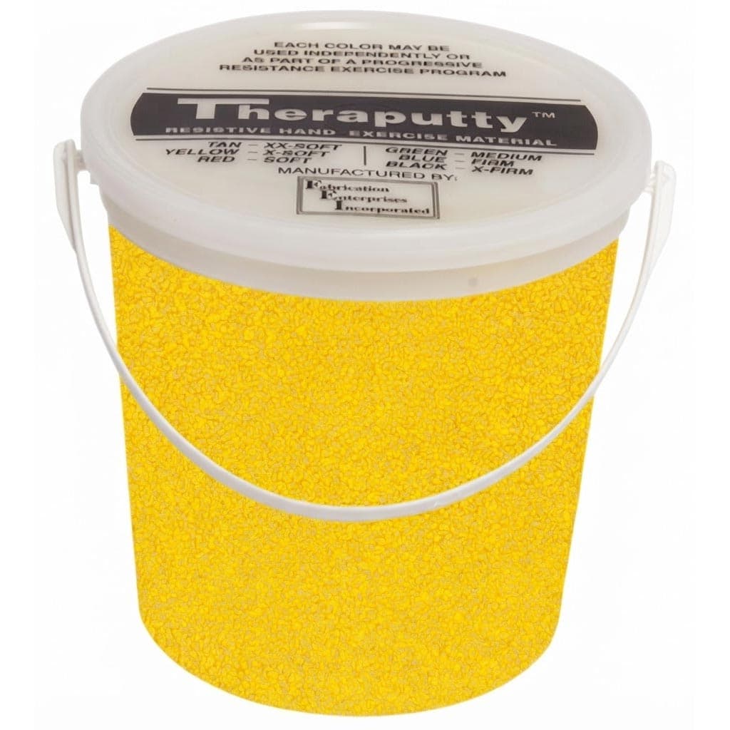 CanDo Sparkle Theraputty Exercise Material, 5 Lbs, Yellow, Extra Soft - Image 1