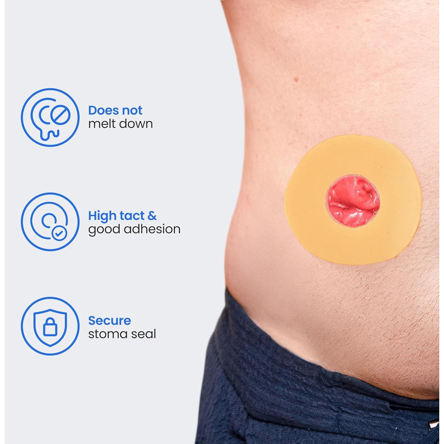 Safe n' Simple Conforming Skin Barrier Rings 2", Extra Thick - Image 5