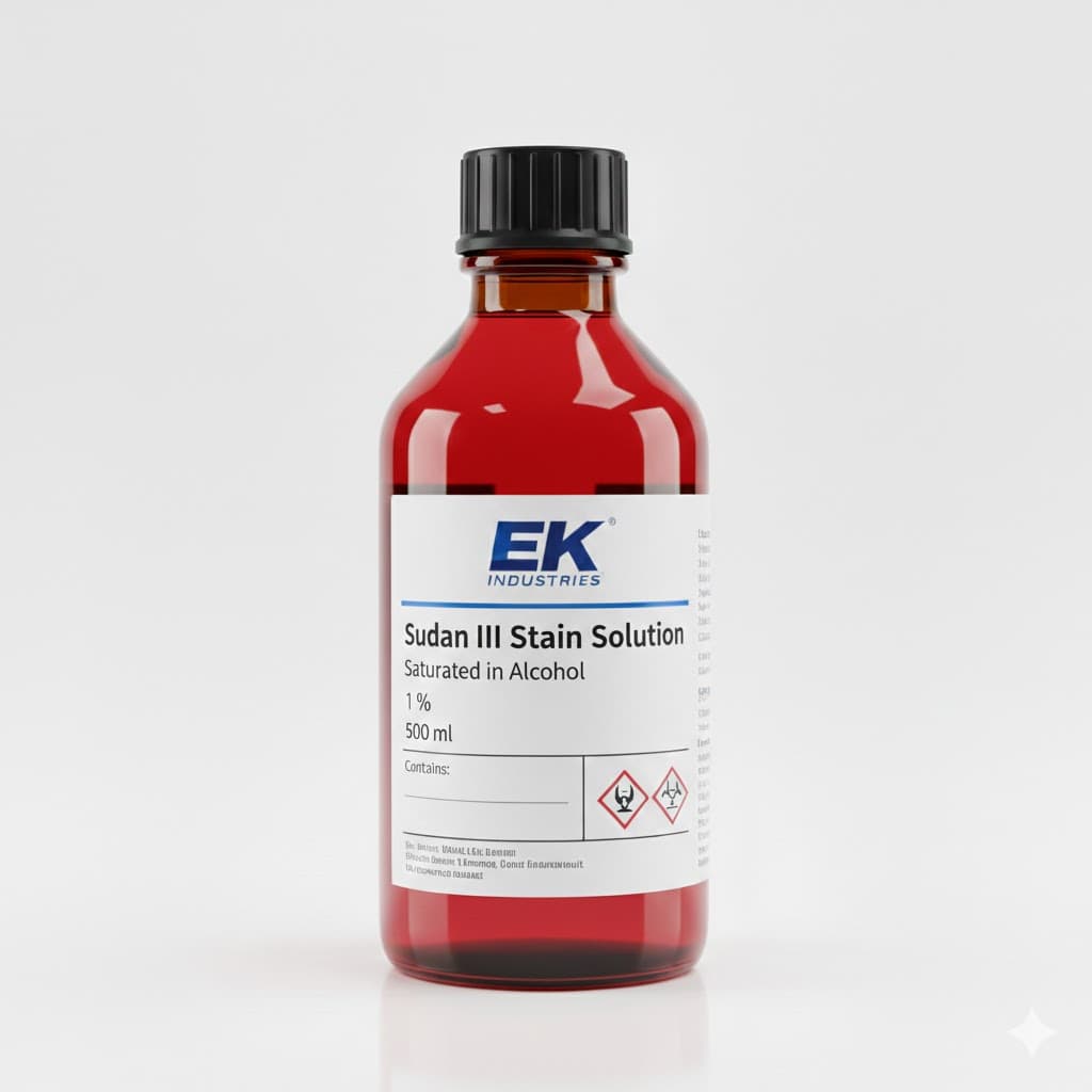 Sudan III Stain Solution, Saturated in Alcohol, 500 ml - Each - Image 1