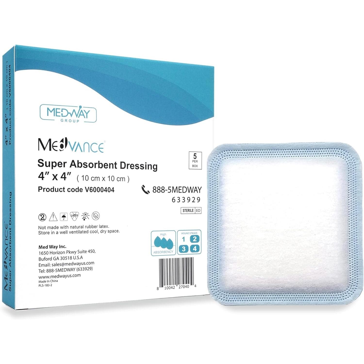 MedVance Non-Bordered Super Absorbent Dressing