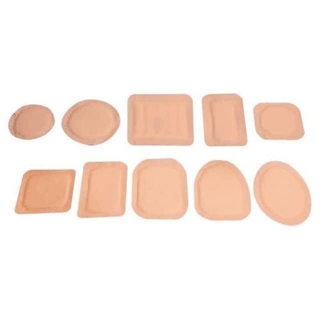 AMPatch Stoma Cap, 7/8 Inch Round End Hole - Box of 50