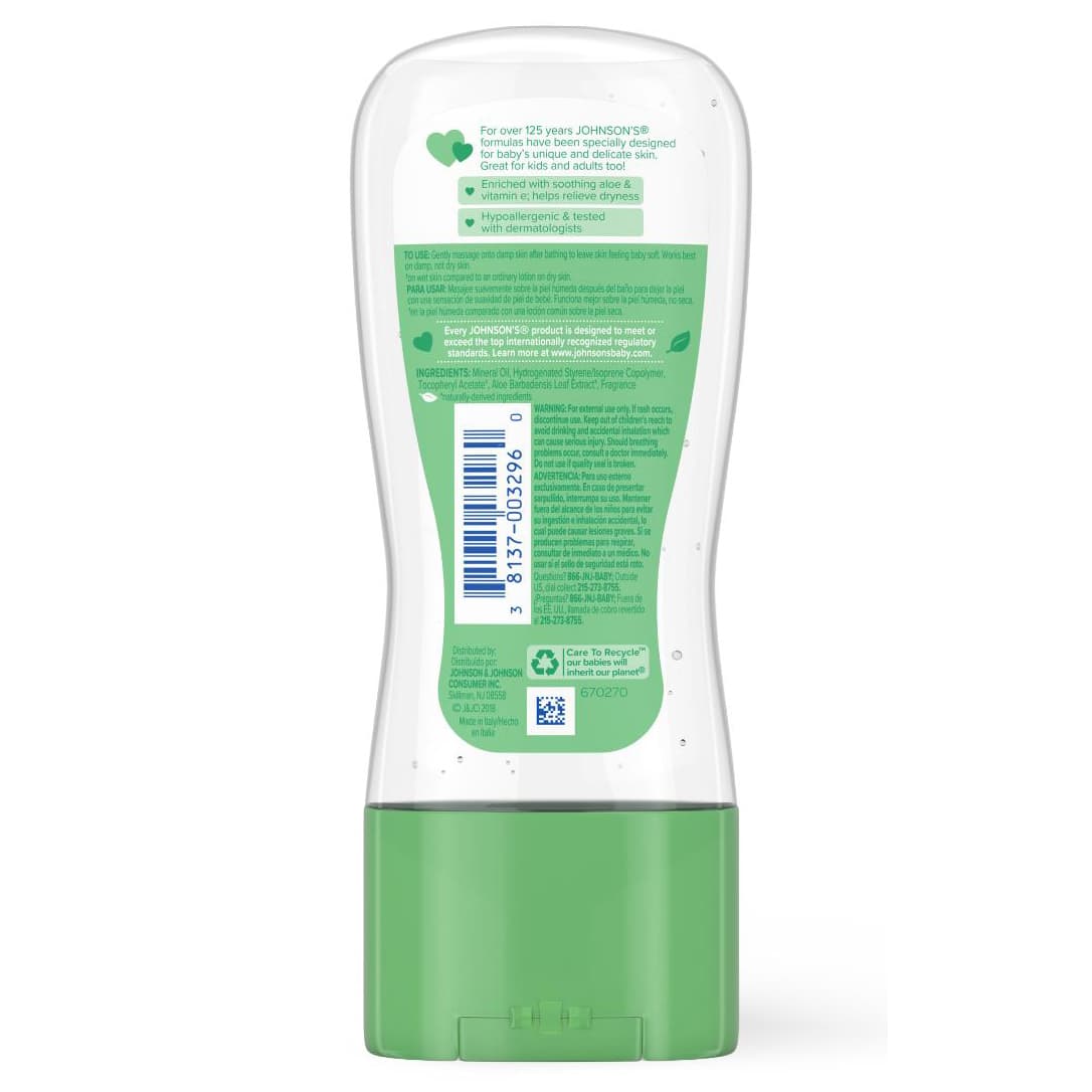 Johnson's Baby Oil Bottle, 6.5 oz - Image 2