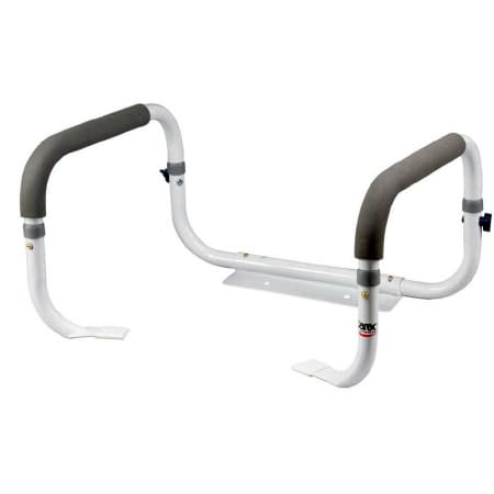 Carex Toilet Support Rail with Mounting Screws and Gasket - Package of 2 - Image 1