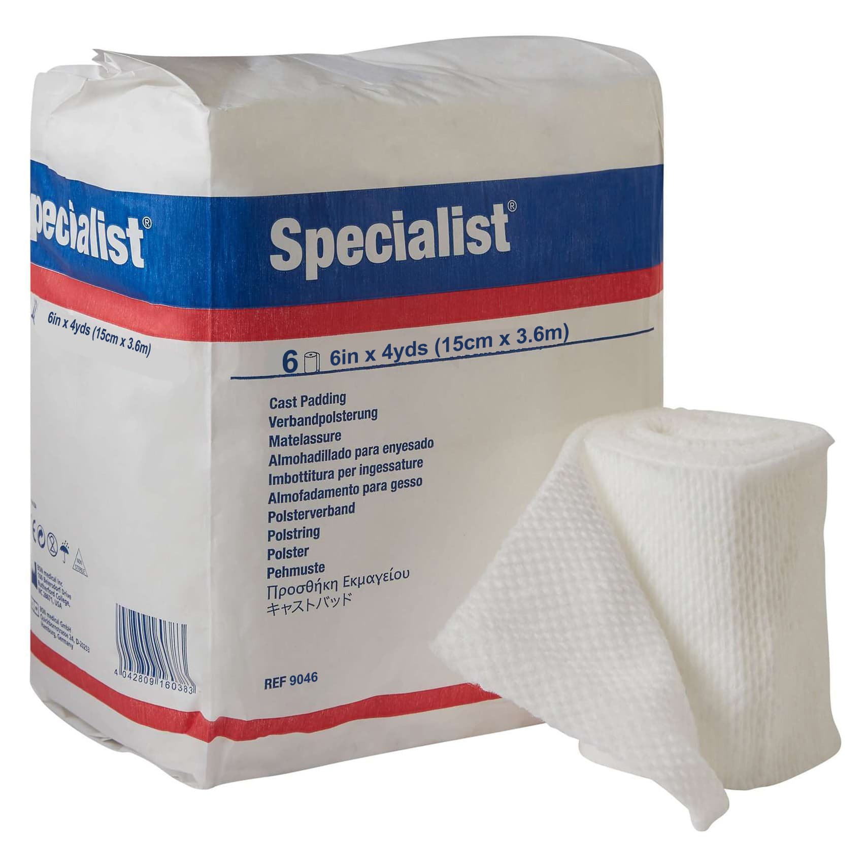 Specialist Cotton Blend Cast Padding, 6 Inch x 4 Yard - Bag of 6 - Image 1