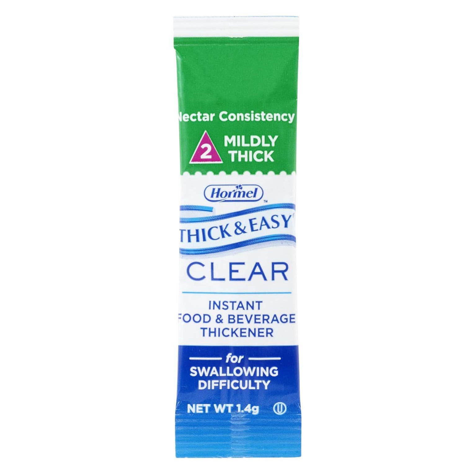Thick and Easy Clear Food and Beverage Thickener, Unflavored, 1.4 Gram - Case of 100 - Image 1