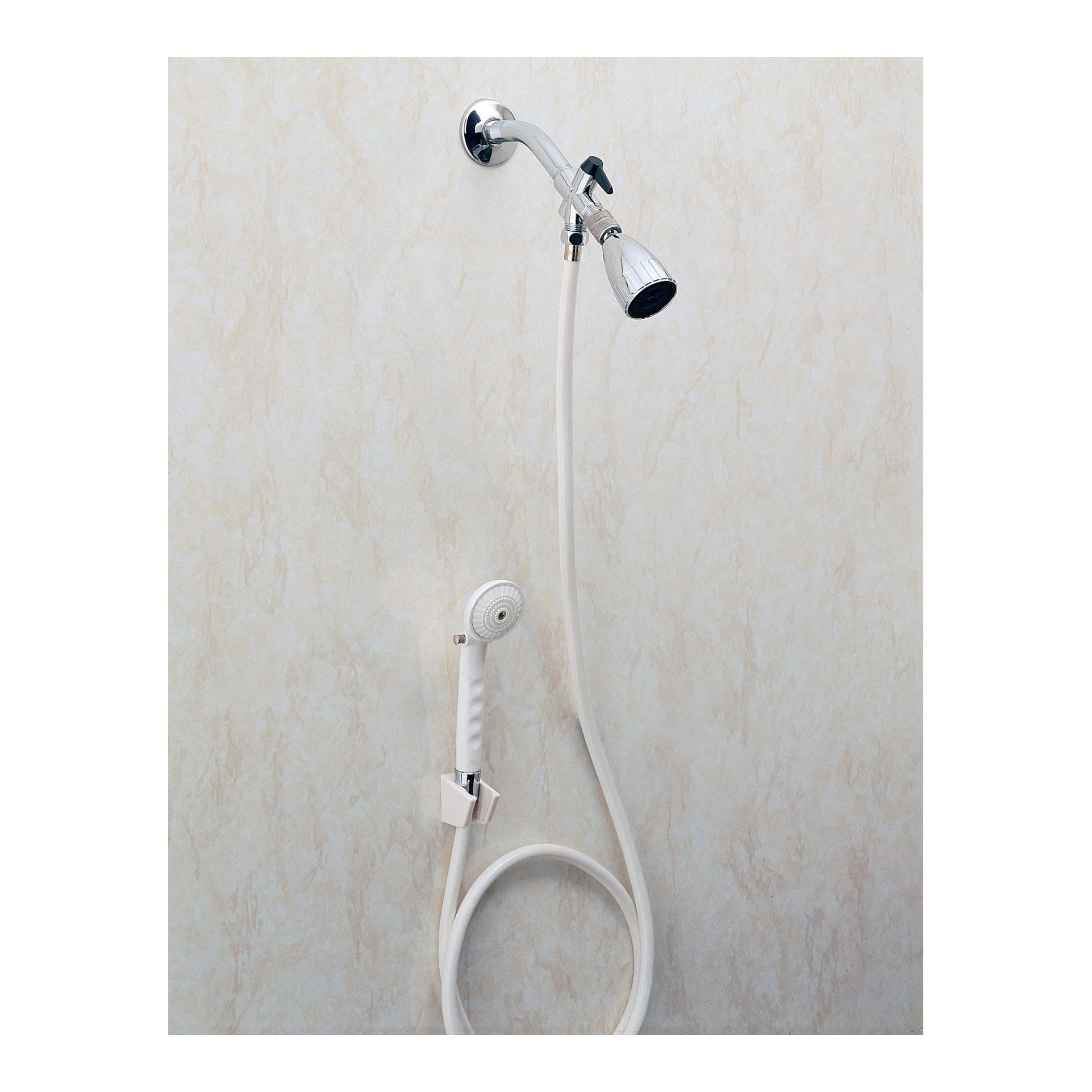 Carex Hand-Held Shower Spray with On/Off Valve - Each