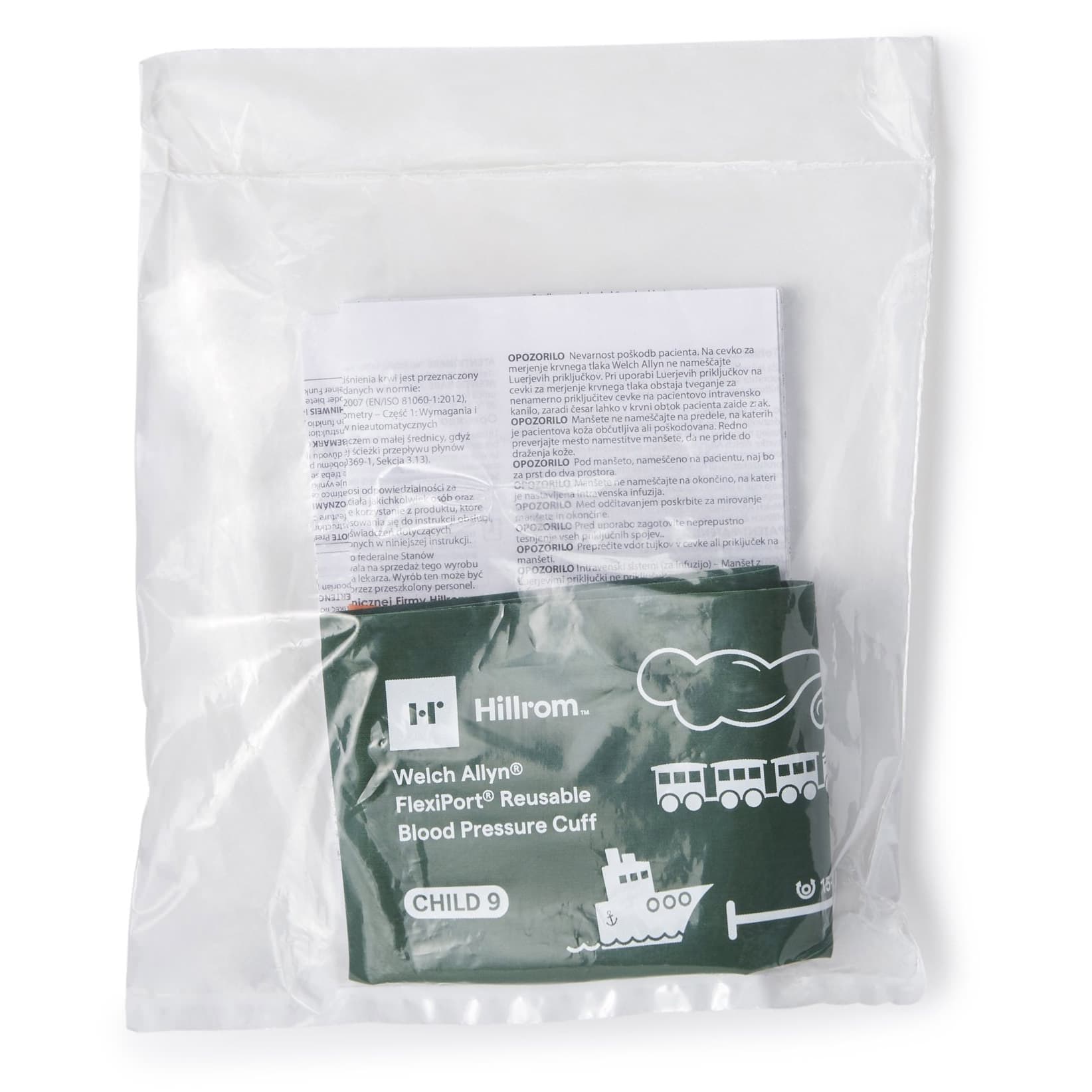 Welch Allyn FlexiPort Blood Pressure Cuff Child Arm Small, Green - Image 1