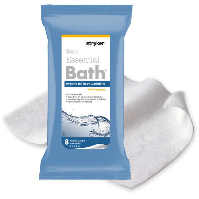 Sage Bath Rinse-Free Bath Wipe - Image 2