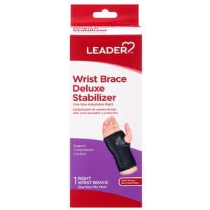 Leader Deluxe Stabilizer Wrist Brace One Size, Right Hand - Image 1