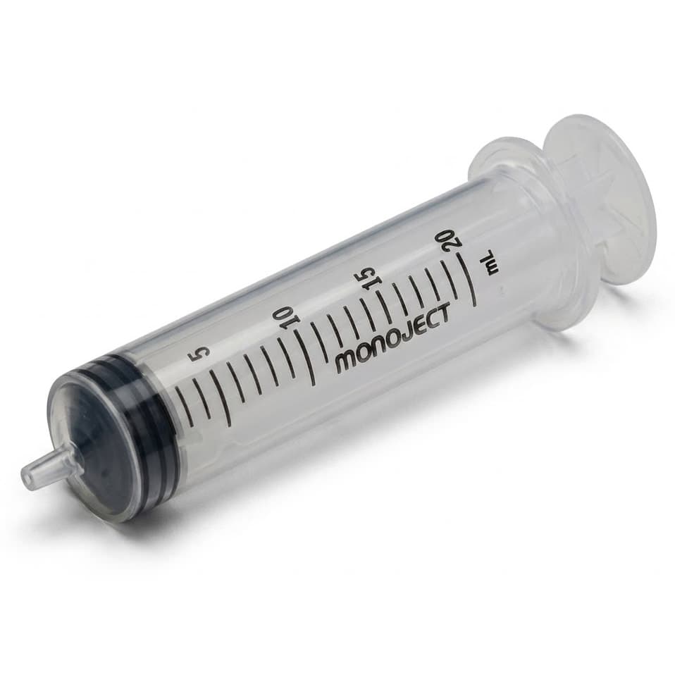 Monoject Rigid Pack Syringes, 20 ML, Luer Slip Tip - Each - Image 1