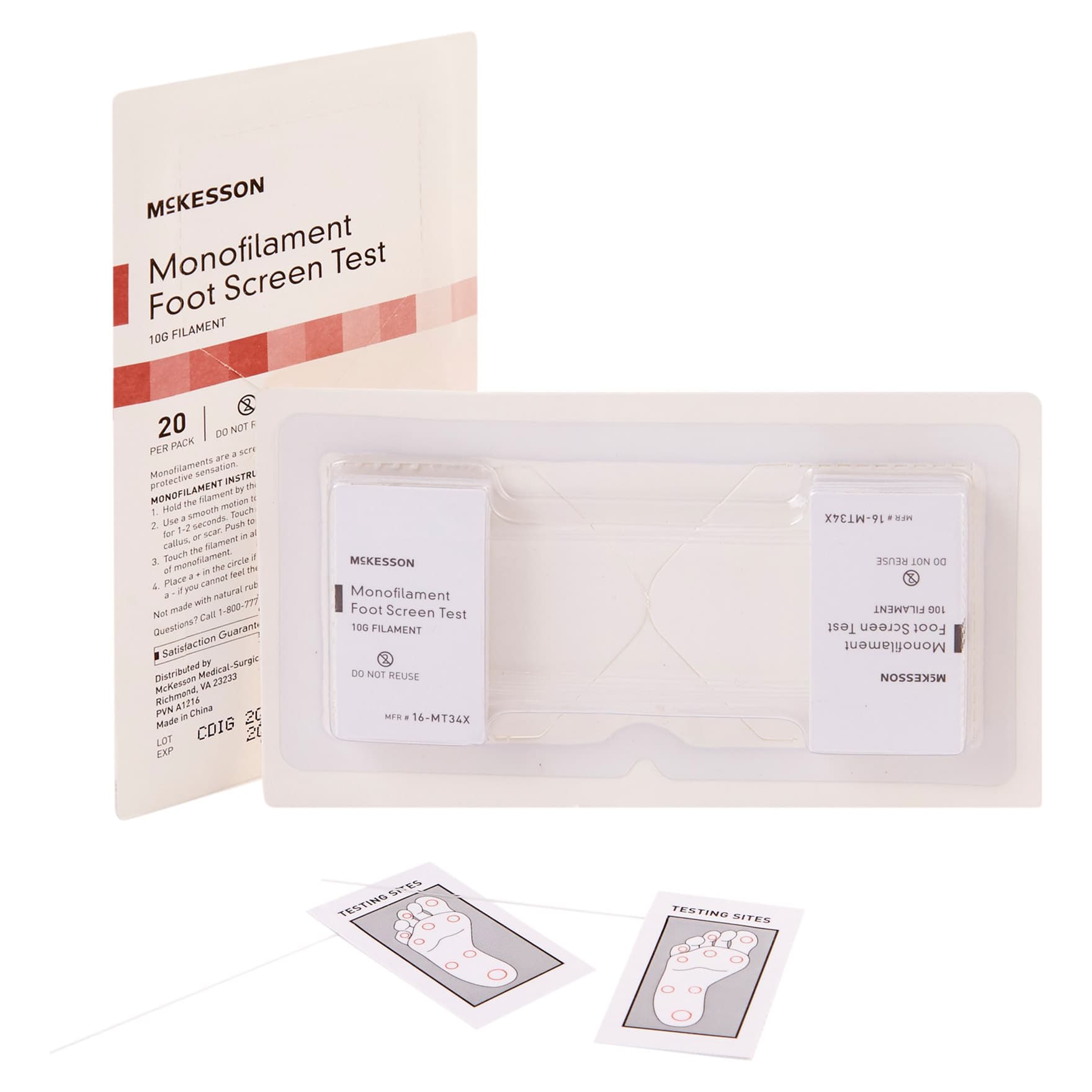 McKesson Monofilament Sensory Test 10 Gram - Case of 480 - Image 1