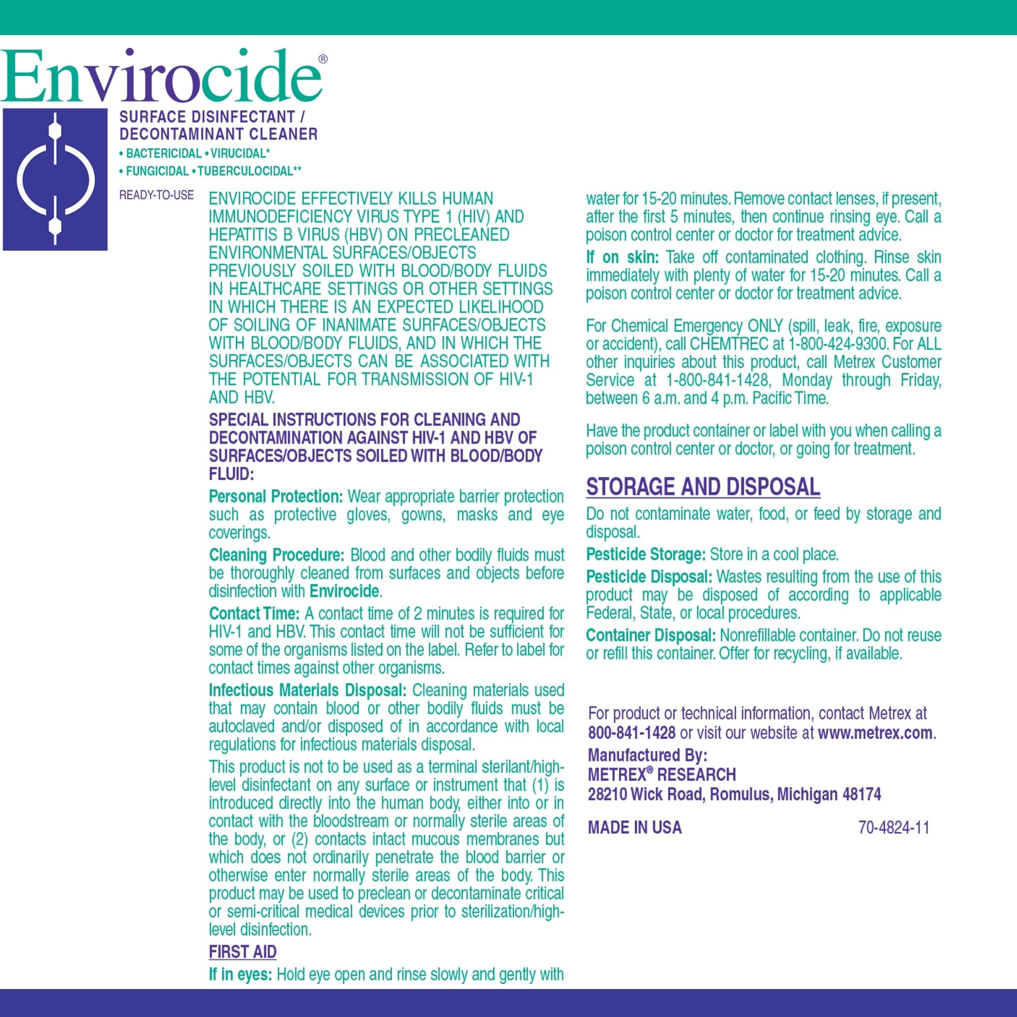 Envirocide Surface Disinfectant Cleaner - Image 4