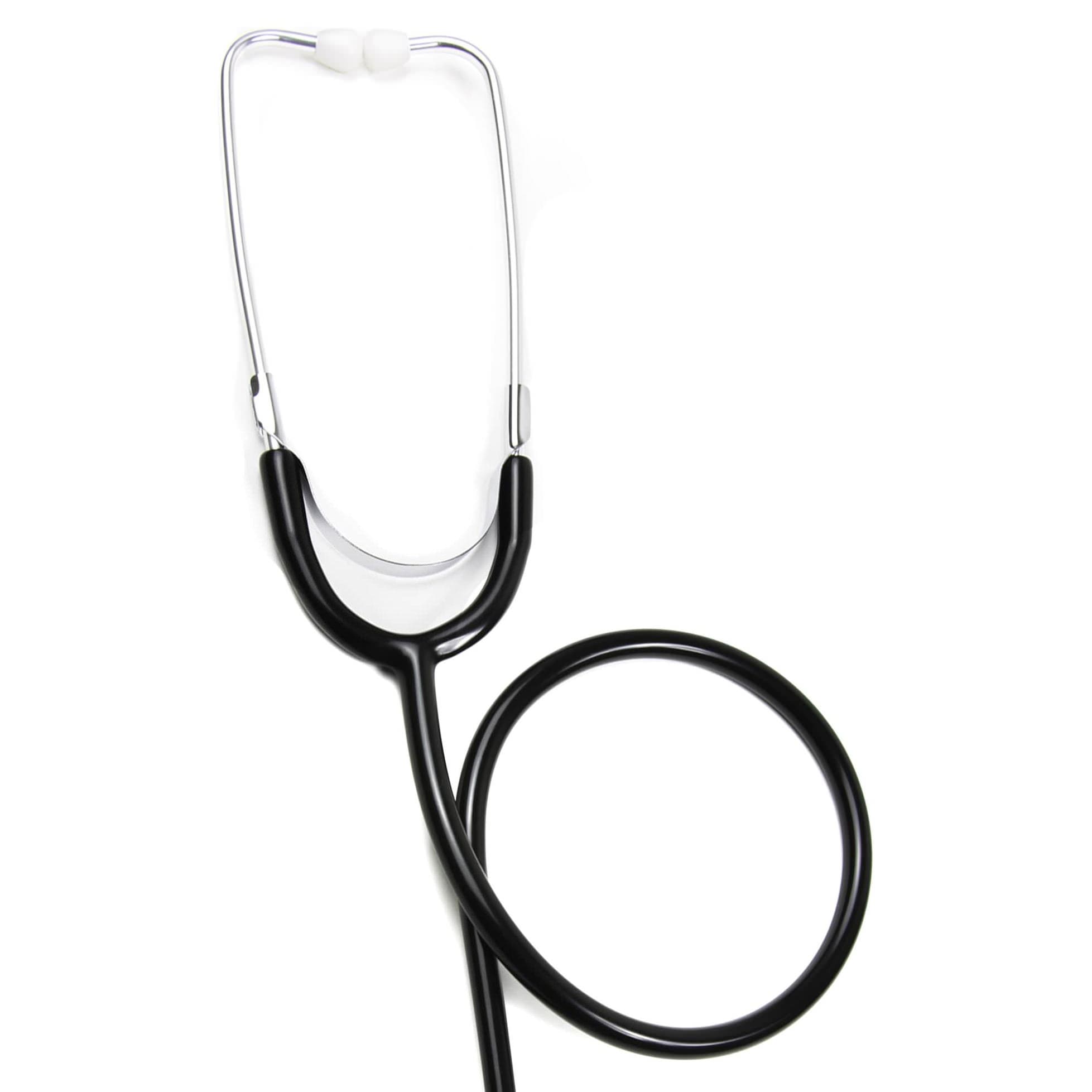 Basic Classic Stethoscope Black 1-Tube Single Lumen Adult - Image 2