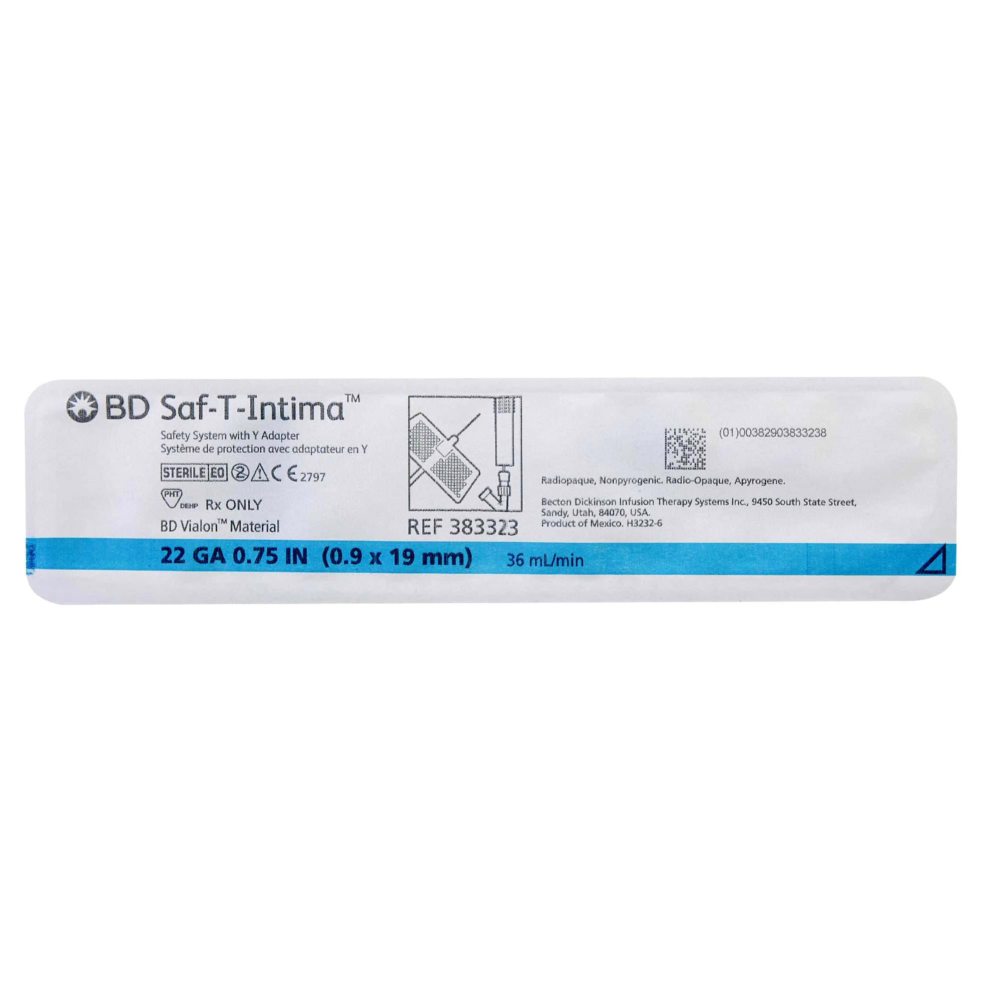BD Closed IV Catheter 22 Gauge, 0.75 Inch Retracting Needle - Each - Image 1