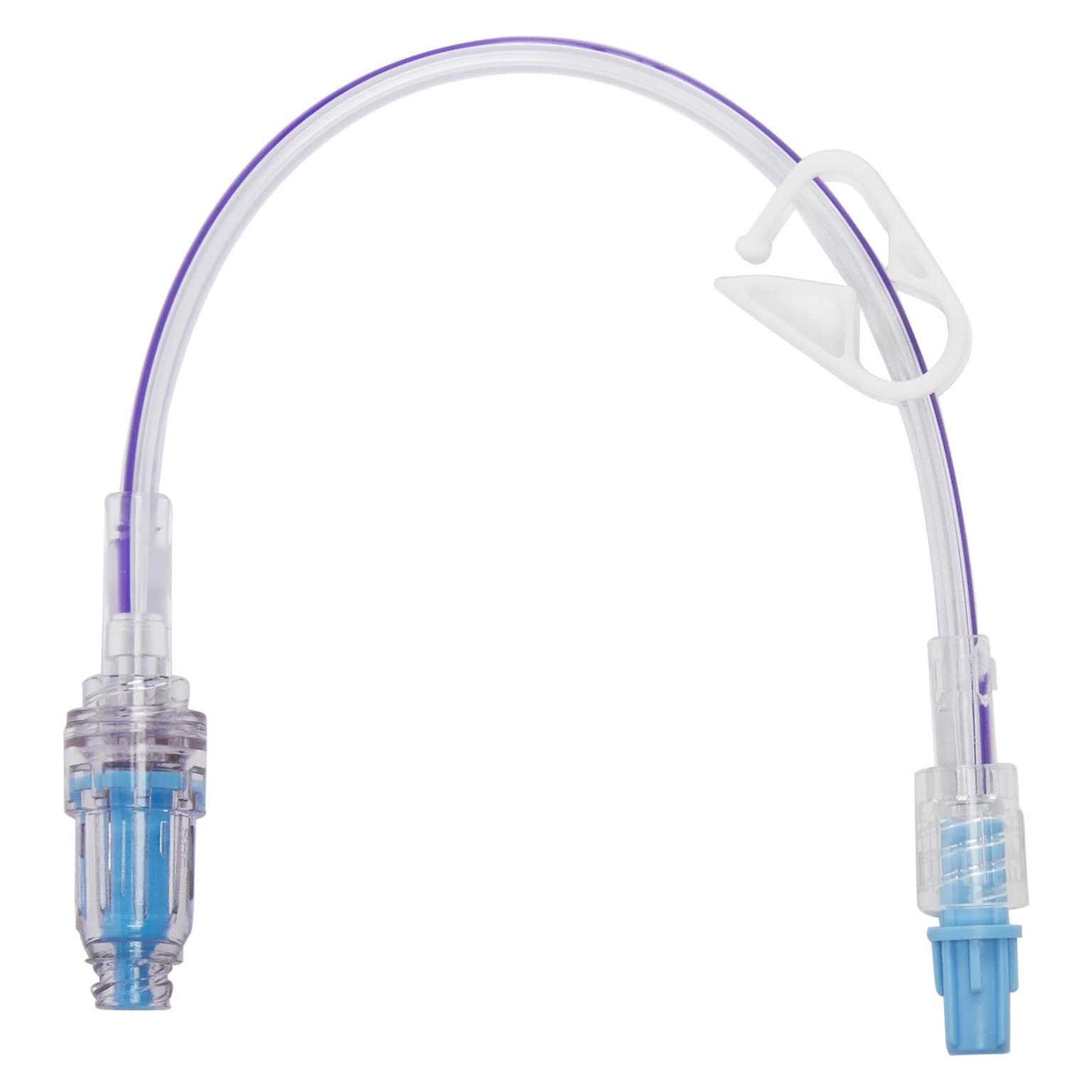 Maxplus Clear IV Extension Set Without Filter, Standard Bore, Pinch Clamp, 0.8 mL - Each - Image 1